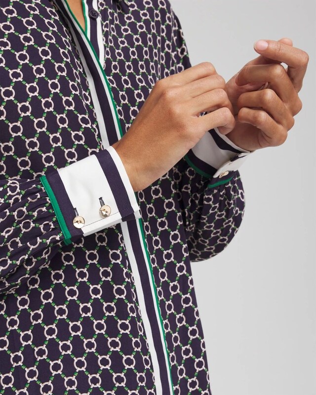 Faux Silk Twill Shirt - image 4